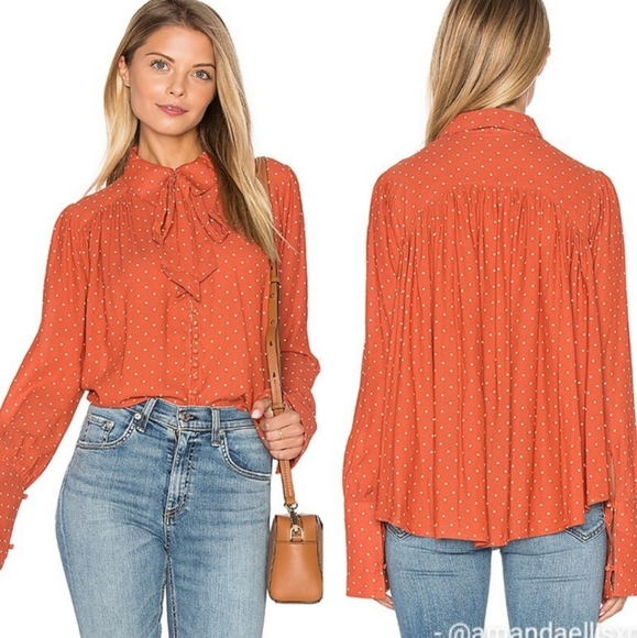 Free People Blouse Size S/P - Picture 3 of 13